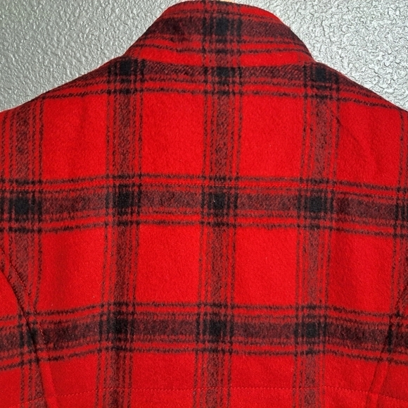 J. Jill Red & Black Tartan Plaid Sleeveless Wool Blend Vest    Size XS - Picture 11 of 12